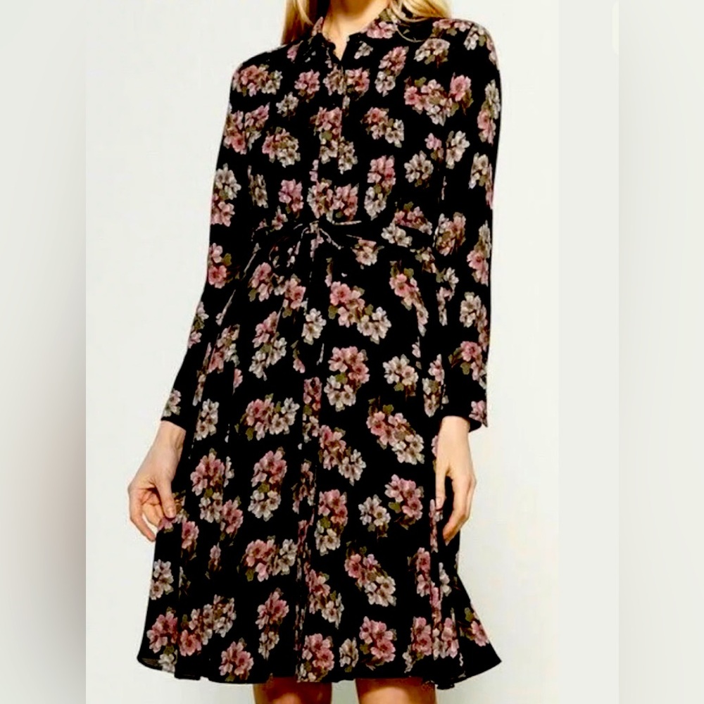 Nanette Lepore Fall Long Sleeves Shirt Dress